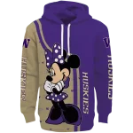 washington huskies minnie mouse purple hoodie best selling