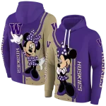 washington huskies minnie mouse purple hoodie best selling