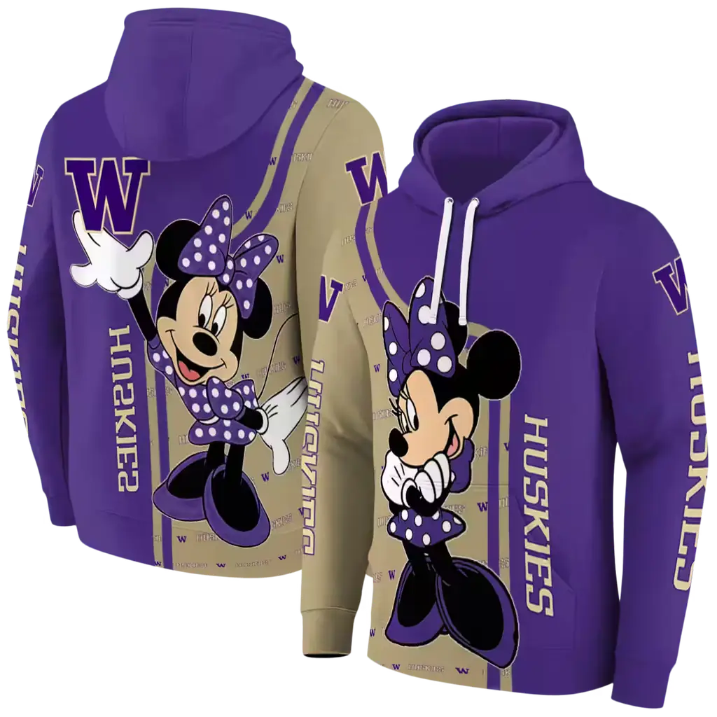 washington huskies minnie mouse purple hoodie fashion forward washington huskies minnie mouse purple hoodie fashion forward