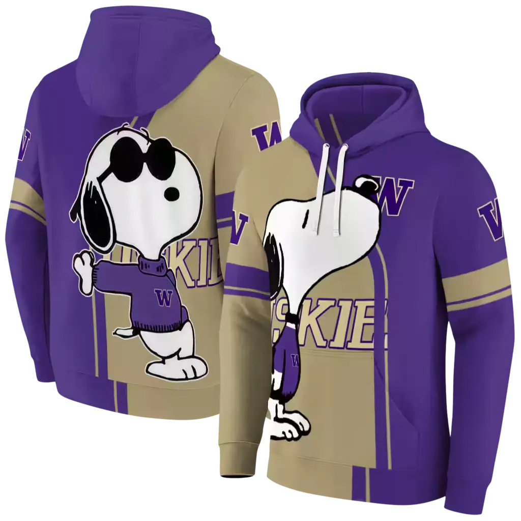 washington huskies playful snoopy purple hoodie fashion forward washington huskies playful snoopy purple hoodie fashion forward