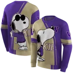washington huskies playful snoopy purple hoodie best selling