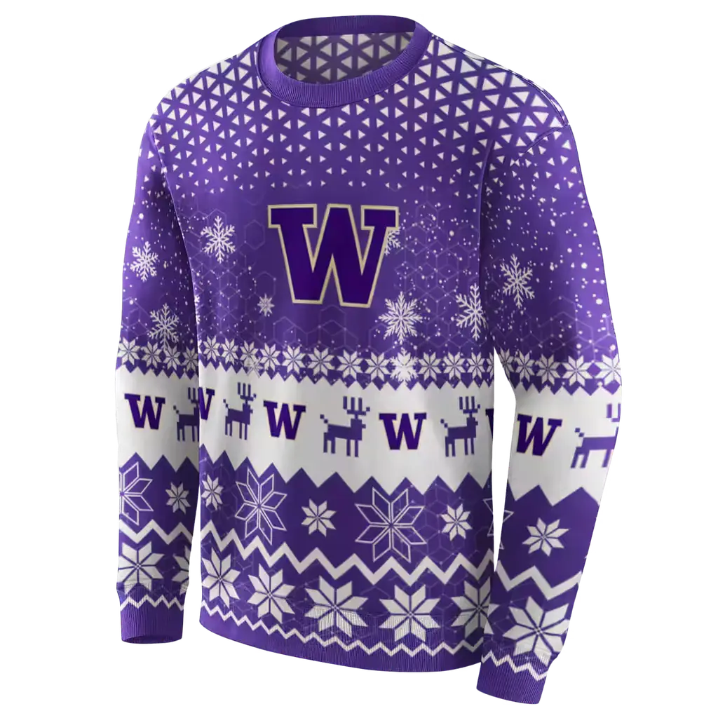 washington huskies reindeer motif purple hoodie new arrival washington huskies reindeer motif purple hoodie new arrival