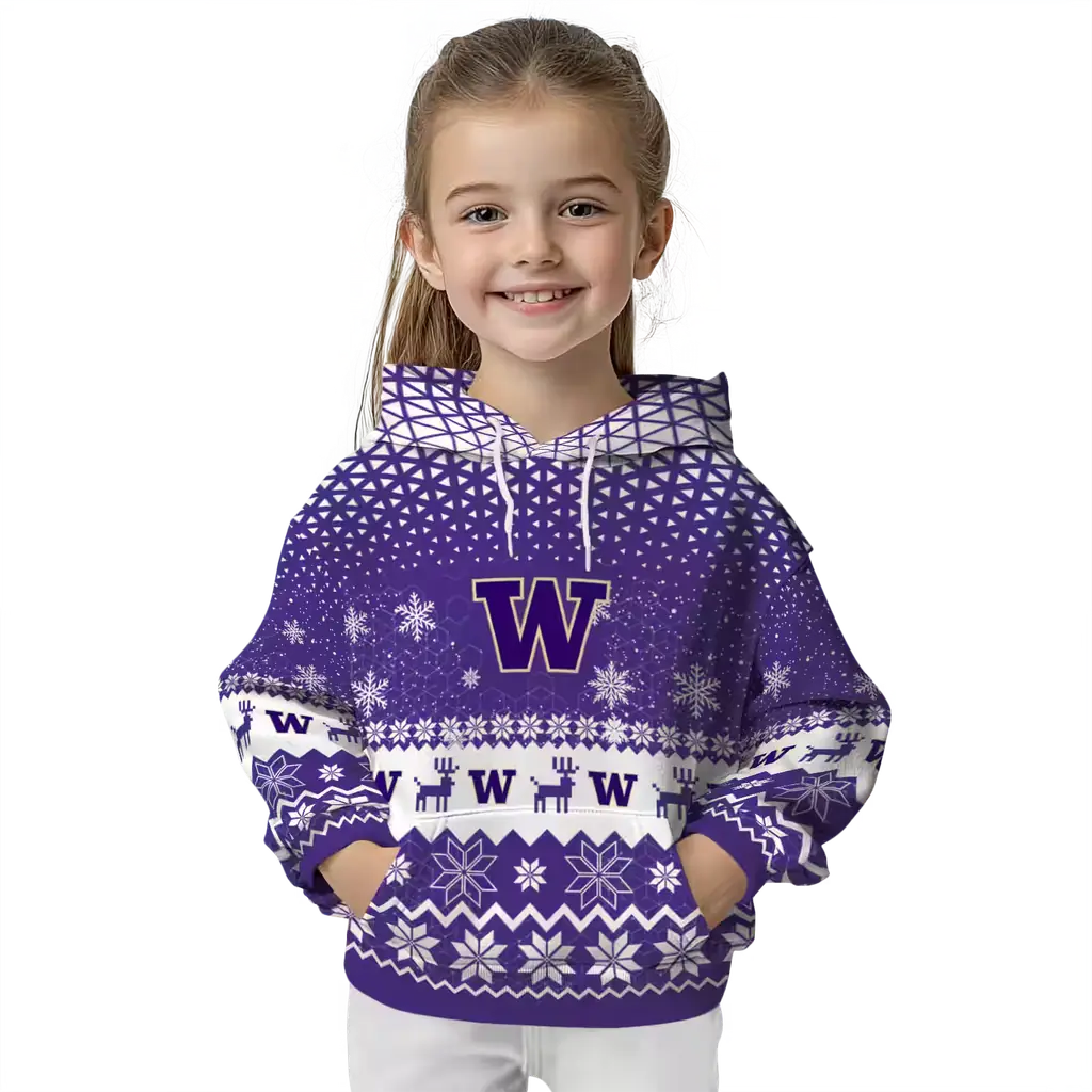 washington huskies reindeer motif purple hoodie top rated washington huskies reindeer motif purple hoodie top rated