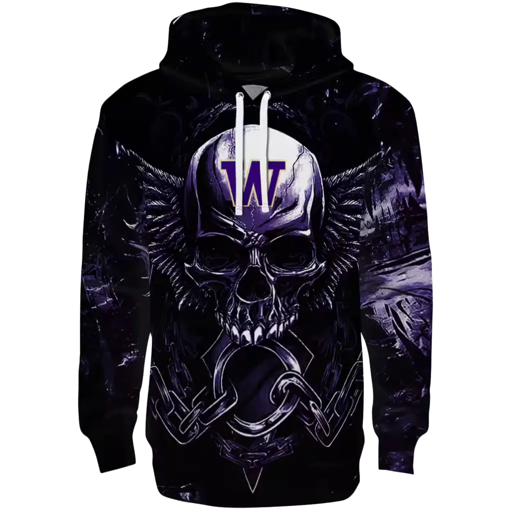 washington huskies skull artwork purple black hoodie best selling washington huskies skull artwork purple black hoodie best selling
