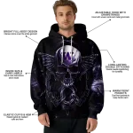 washington huskies skull artwork purple black hoodie best selling