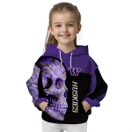 washington huskies skull motif purple black hoodie best selling