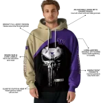 washington huskies skull punisher gold black hoodie best selling