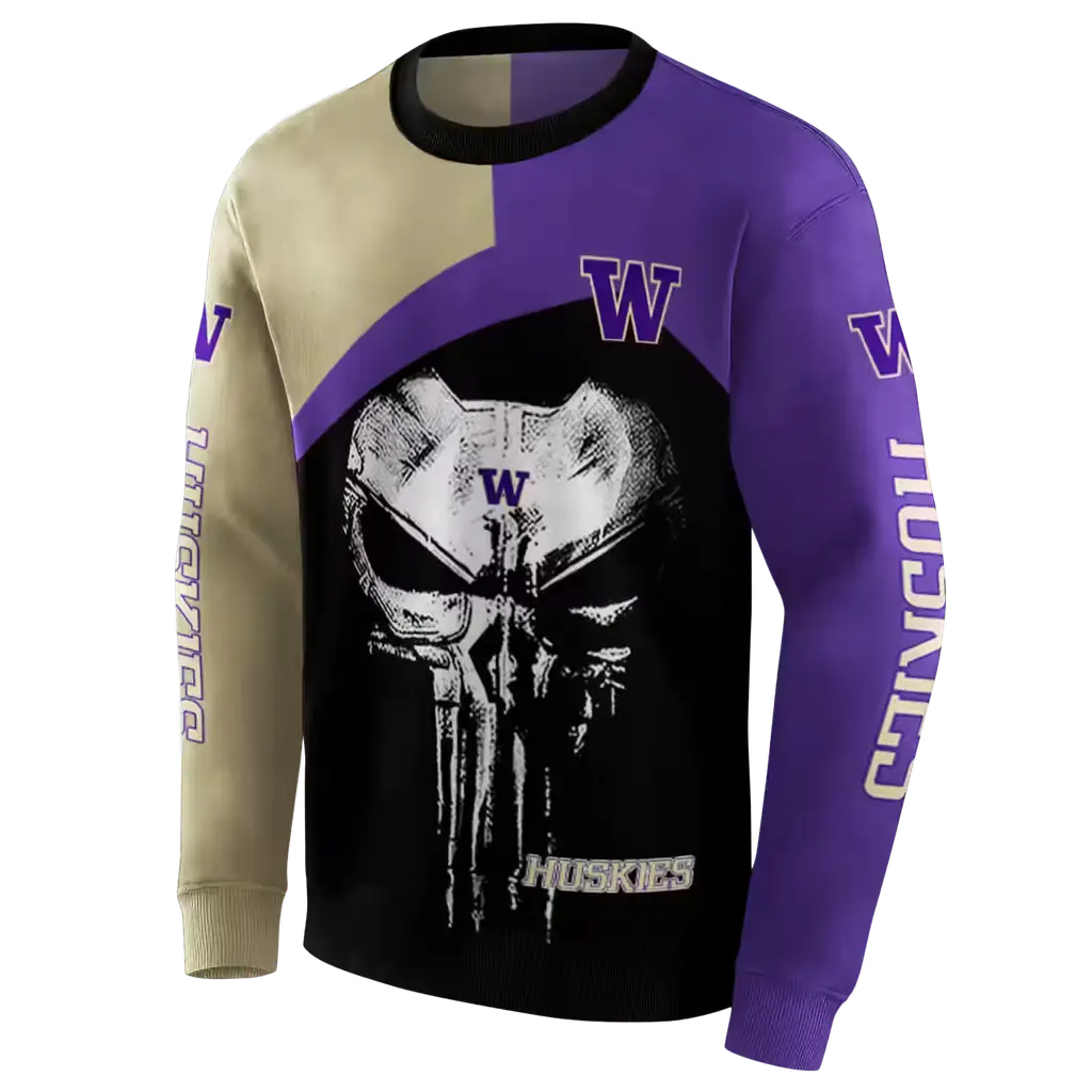washington huskies skull punisher gold black hoodie new arrival washington huskies skull punisher gold black hoodie new arrival