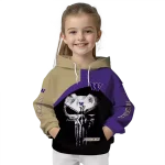 washington huskies skull punisher gold black hoodie best selling