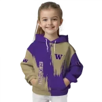 washington huskies splatter effect purple hoodie best selling