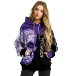 washington huskies sugar skull purple black hoodie best selling