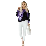 washington huskies sugar skull purple black hoodie best selling