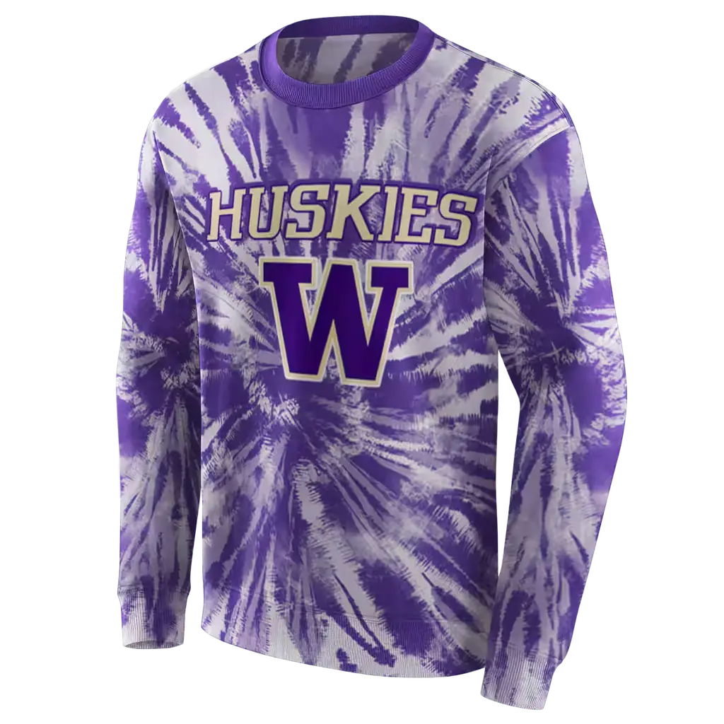 washington huskies tie dye pattern purple hoodie new arrival washington huskies tie dye pattern purple hoodie new arrival