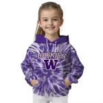 washington huskies tie dye pattern purple hoodie best selling