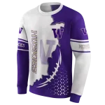 washington huskies triangular pattern purple white hoodie best selling