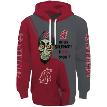 washington state cougars achmed skull crimson hoodie best selling