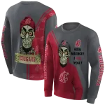 washington state cougars achmed skull crimson hoodie best selling