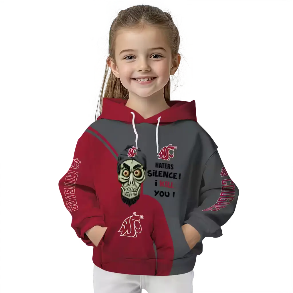 washington state cougars achmed skull crimson hoodie top rated washington state cougars achmed skull crimson hoodie top rated