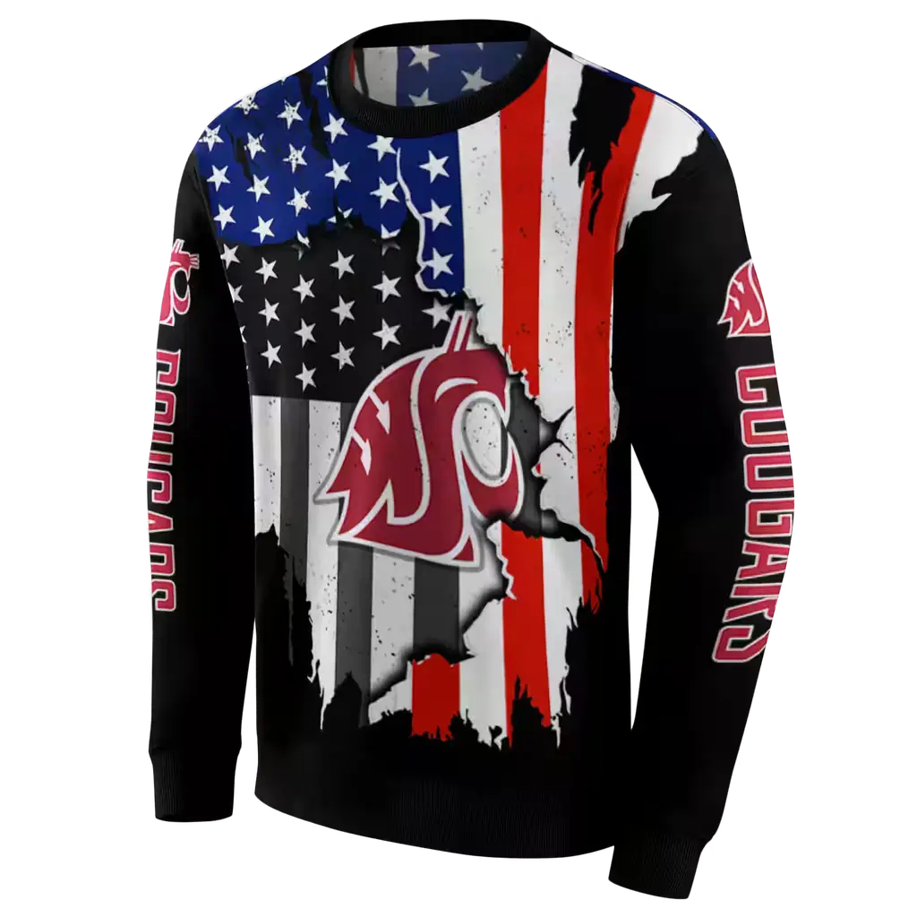 washington state cougars american pride black hoodie new arrival washington state cougars american pride black hoodie new arrival