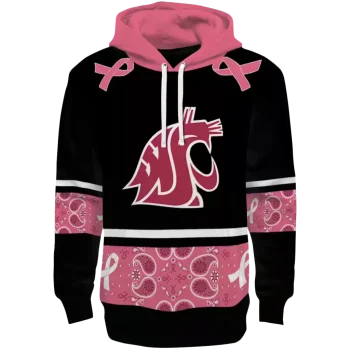 washington state cougars awareness ribbon black pink hoodie best selling
