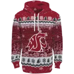 washington state cougars christmas trees crimson hoodie best selling