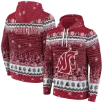 washington state cougars christmas trees crimson hoodie best selling
