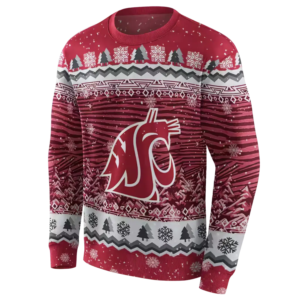 washington state cougars christmas trees crimson hoodie new arrival washington state cougars christmas trees crimson hoodie new arrival