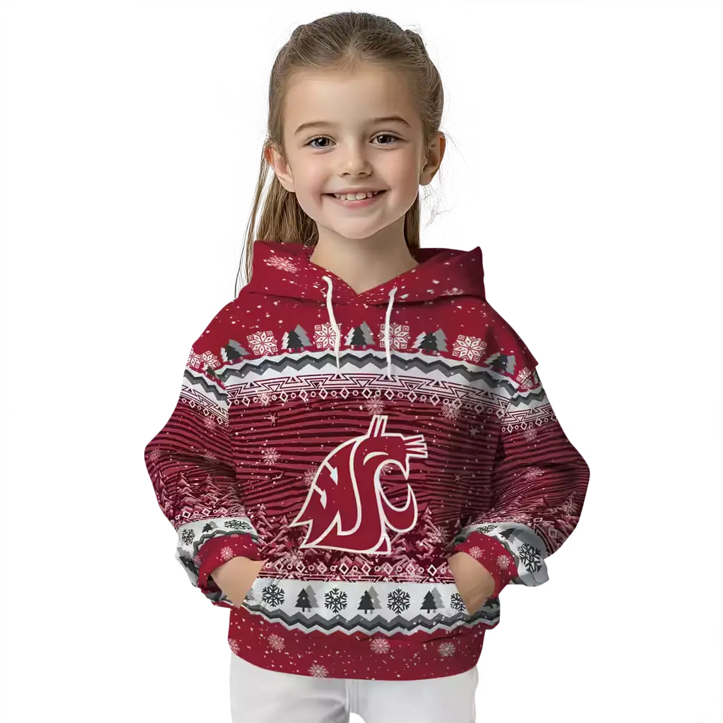 washington state cougars christmas trees crimson hoodie top rated washington state cougars christmas trees crimson hoodie top rated