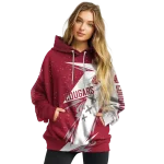 washington state cougars dynamic slash crimson white hoodie best selling