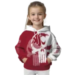 washington state cougars graphic punisher crimson white hoodie best selling