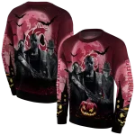 washington state cougars halloween vibes crimson black hoodie best selling