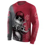 washington state cougars jack skellington crimson hoodie best selling