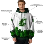 washington state cougars lucky motif white green hoodie best selling