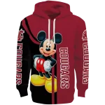 washington state cougars mickey mouse crimson black hoodie best selling