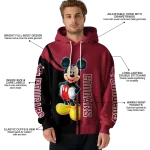 washington state cougars mickey mouse crimson black hoodie best selling