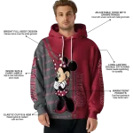 washington state cougars minnie mouse crimson hoodie best selling