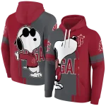 washington state cougars playful snoopy crimson hoodie best selling