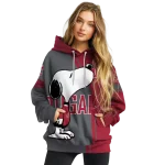washington state cougars playful snoopy crimson hoodie best selling
