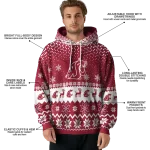 washington state cougars reindeer motif crimson hoodie best selling
