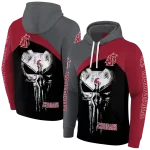 washington state cougars skull punisher grey black hoodie best selling
