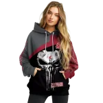 washington state cougars skull punisher grey black hoodie best selling