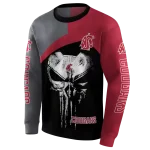 washington state cougars skull punisher grey black hoodie best selling
