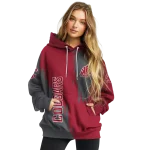 washington state cougars splatter effect crimson hoodie best selling