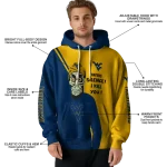 west virginia mountaineers achmed skull blue hoodie best selling