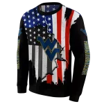 west virginia mountaineers american pride black hoodie best selling