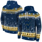west virginia mountaineers christmas trees blue hoodie best selling