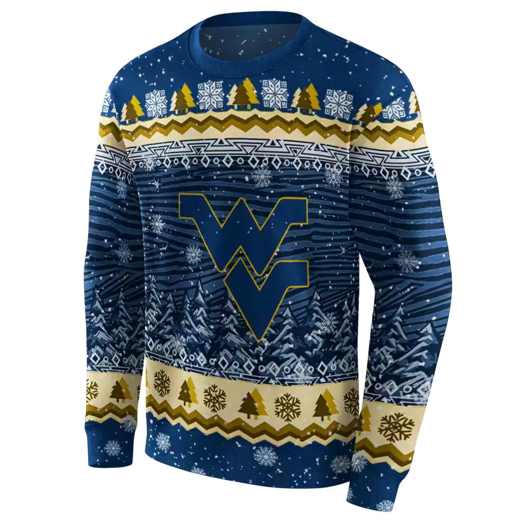 west virginia mountaineers christmas trees blue hoodie new arrival west virginia mountaineers christmas trees blue hoodie new arrival