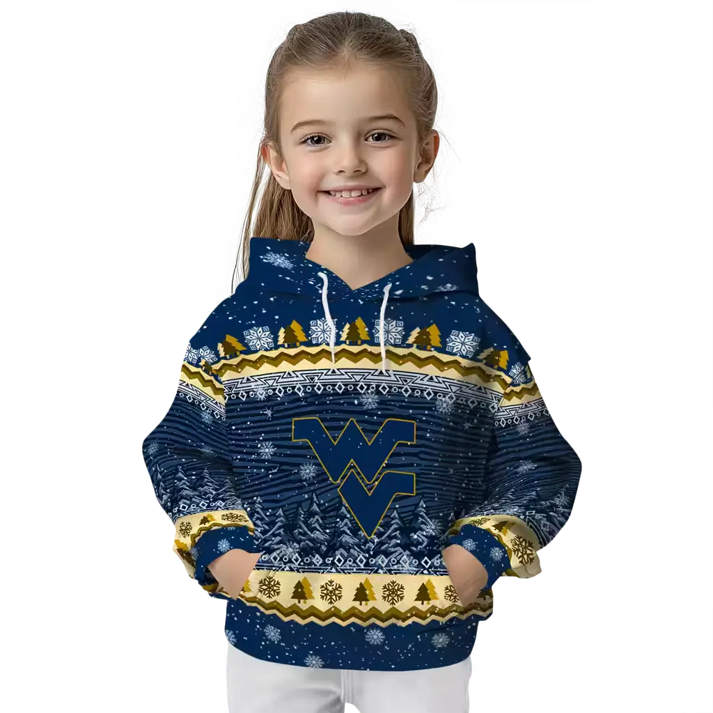 west virginia mountaineers christmas trees blue hoodie top rated west virginia mountaineers christmas trees blue hoodie top rated