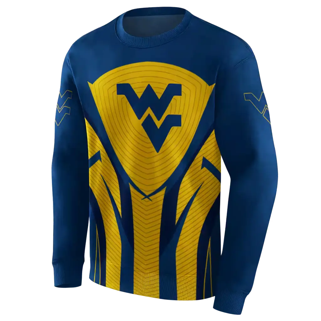 west virginia mountaineers concentric lines blue black hoodie new arrival west virginia mountaineers concentric lines blue black hoodie new arrival