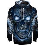 west virginia mountaineers demonic skull blue black hoodie best selling